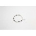 Bracelet 925 Sterling Silver Natural Pearl & Onyx Stone Women Handmade Gift D727